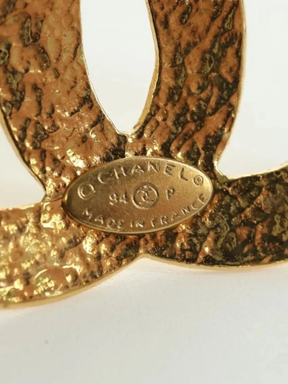 CHANEL CC Necklace metal Gold Tone CC Auth am11252SAM